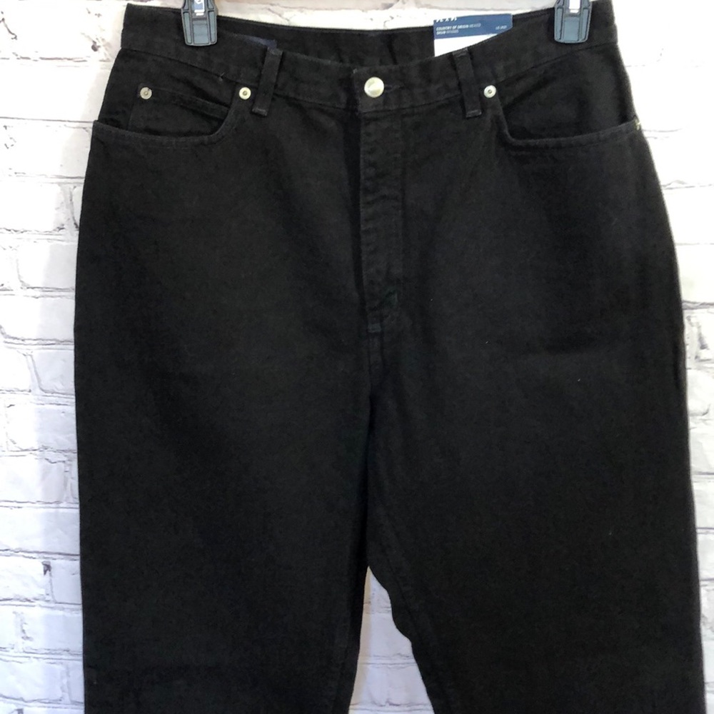 Lands’ End Jeans High Rise Straight Leg